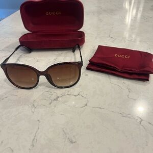 Gucci Tortoise Shell Sunglasses